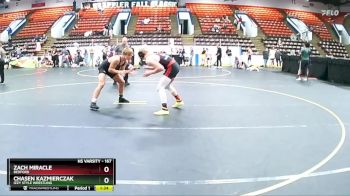 167 lbs Quarterfinal - Chasen Kazmierczak, Izzy Style Wrestling vs Zach Miracle, Bedford