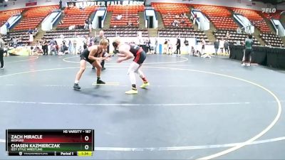 167 lbs Quarterfinal - Chasen Kazmierczak, Izzy Style Wrestling vs Zach Miracle, Bedford