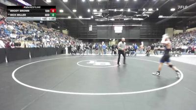 138 lbs Champ. Round 1 - Brody Brown, Tecumseh - Shawnee Heights HS vs Nick Miller, Goddard