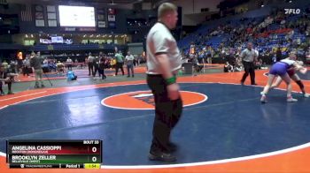 120 lbs Champ. Round 1 - Angelina Cassioppi, Rockton (Hononegah) vs Brooklyn Zeller, Belleville (West)