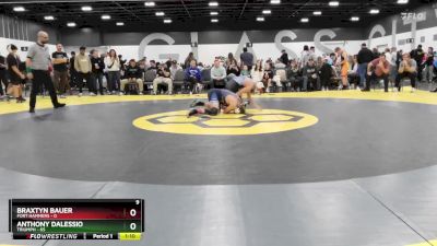 129 lbs Round 1 (6 Team) - Anthony Dalessio, Triumph vs Braxtyn Bauer, Fort Hammers