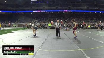 D1-126 lbs Quarterfinal - Kaleb Smith-Baldwin, Okemos HS vs Wyatt Hepner, Grosse Pointe South HS