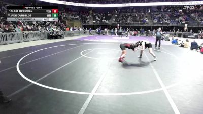 Cons. Round 1 - Blair Merkwan, Vermillion vs Jade Dubbelde, Harrisburg