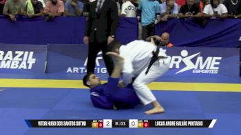 Lucas Andre Galvão Protasio vs Vitor Hugo Dos Santos Sotini 2025 Brasileiro Jiu-Jitsu IBJJF