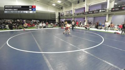 157 lbs Cons. Sub-rd Of 16 - Maxwell Daly, Cache Wrestling Club vs Brigham Cookson, Champions Wrestling Club