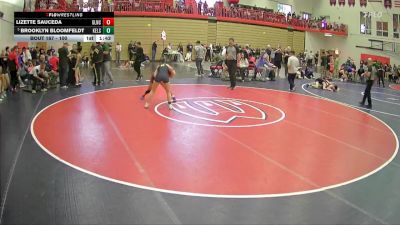 100 lbs Champ. Round 2 - Brooklyn Bloomfeldt, Kelso vs Lizette Sauceda, Glencoe