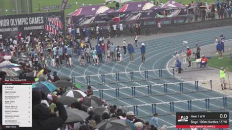 2026 AAU Junior Olympic Games - Youth Boys' 100m Hurdles, Finals 1 - Age 13