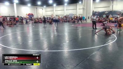 165 lbs Round 5 (10 Team) - Levi Kendall, Social Circle vs Straud Sims, Team Montana Conrad