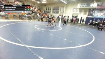 106 lbs Quarterfinal - William Leyva, Paloma Valley vs Jaden Yacuta, Porterville