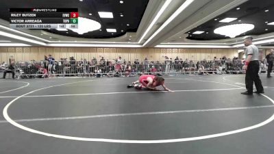 120 lbs Round Of 128 - Riley Butzen, Evwc vs Victor Arreaga, Topanga-Btsla