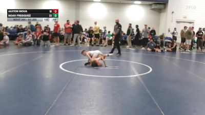55 lbs Consi Of 8 #2 - Jaxton Moua, WI vs Noah Fresquez, CO