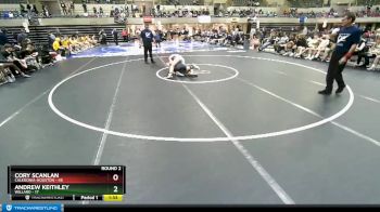 152 lbs Round 2 (4 Team) - Cory Scanlan, Caledonia-Houston vs Andrew Keithley, Willard