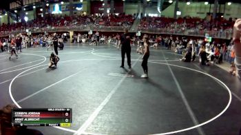 89 lbs Champ. Round 1 - Corbyn Jordan, McCook Wrestling Club vs Ariat Albrecht, NCYAC