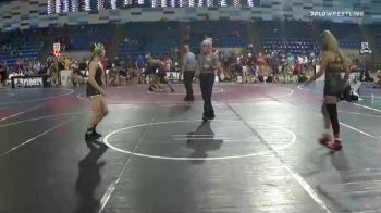 109 lbs Quarterfinal - Amilia Martinez, Team Kansas vs Kaelani Shufeldt, Dirty Goats WC