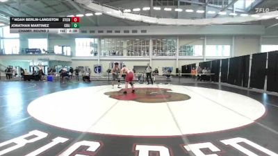 285 lbs Champ. Round 2 - Jonathan Martinez, Centenary (nj) vs Noah Berlin-Langston, Stevens Tech