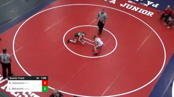 87 lbs Quarterfinal - Nathan Desmond, Bethlehem vs Evan Petrovich, Connellsville