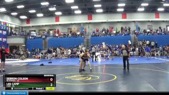 106 lbs Semis (4 Team) - Sebron Colson, Blackman vs Lee Camp, Cass