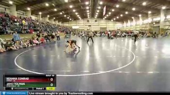 97 lbs Round 4 (6 Team) - Jayci Tolman, Utah Gold vs Keanna Conrad, Idaho