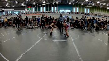 84 lbs Round 4 (10 Team) - Cain Curtiss, Roundtree WA vs Maddox De Lange, Panhandle Pitbulls