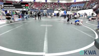43 lbs Round Of 32 - Roman Hayes, Carl Albert vs Walter Graham, Team Worx Wrestling Club
