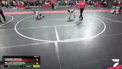 85 lbs Champ. Round 1 - William Kratochvill, Lancaster Wrestling Club vs Connor Zinuticz, Askren Wrestling Academy