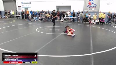 73 lbs Semifinal - Natalia Craft, Interior Grappling Academy vs Harley Dobbs, Interior Grappling Academy