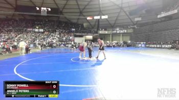 2A 215 lbs Champ. Round 1 - ANGELO PETERS, W. F. West vs Sonny Powell, Bellingham