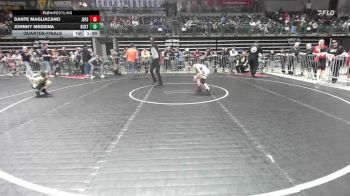 70 lbs Quarterfinal - Dante Magliacano, Jersey 74 vs Johnny Messina, Buxton (NJ)