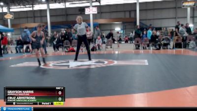 71 lbs Cons. Semi - Grayson Harris, Homedale Wrestling vs Cruz Armstrong, Sublime Wrestling Academy