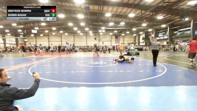 113 lbs Rr Rnd 2 - Greyson Morris, Quest School Of Wrestling Gold - HSB vs Soren Bakar, VSUS Athletics - HSB