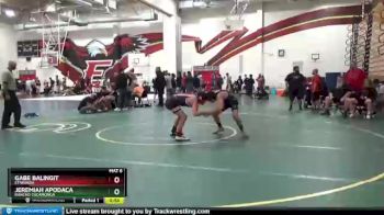 132 lbs Cons. Round 4 - Jeremiah Apodaca, Rancho Cucamonga vs Gabe Balingit, Etiwanda