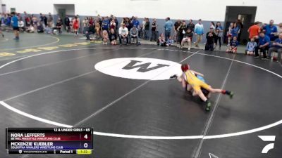 65 lbs Rr1 - Mckenzie Kuebler, Soldotna Whalers Wrestling Club vs Nora Lefferts, Bethel Freestyle Wrestling Club