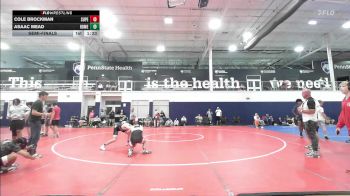 154 lbs Semifinal - Cole Brockman, Superior Black - HSC vs Asaac Mead, Homegrown White - HSC