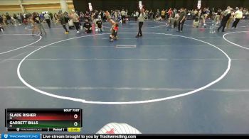 86 lbs Cons. Round 3 - Slade Risher, IA vs Garrett Bills, IA