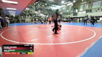 138 lbs Champ. Round 2 - Noe Morales, Southeast vs Caleb Childers, SAND SPRINGS