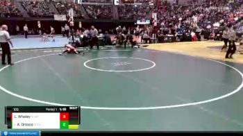 100 lbs Quarterfinal - Ariyanna Orosco, Douglas County vs Larhae Whaley, Soroco