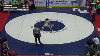 103 lbs Consi Of 8 #1 - Owen Carr, Owen J Roberts vs Jameson Shawver, Penns Valley