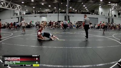 150 lbs Round 7 (8 Team) - Declan Obyrne, Kraken Blue vs Caleb Hoffman, Mat Assassins White