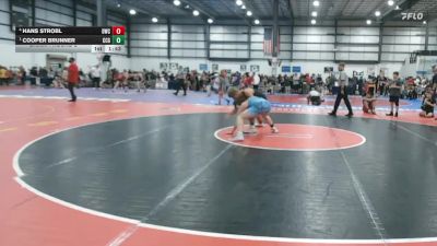 155 lbs Champ. Round 2 - Cooper Brunner, Crystal Coast Grapplers vs Hans Strobl, Darkhorse Wrestling Club