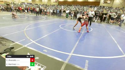 114 lbs Consi Of 8 #2 - Eli Alvarado, Daniel Cormier Wr Ac vs Eli Martinez, Coalinga Roughnecks