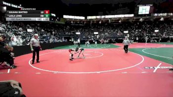 65 lbs 1st Place Match - Laila Long, FDMA vs Juliana Matteo, LAC3
