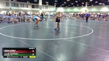 220 lbs Round 2 (6 Team) - Caleb Gutshall, PECO Boys vs Jonas Noble, Montana Williston