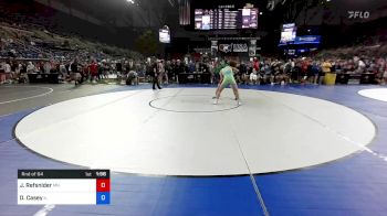 120 lbs Rnd Of 64 - Jackson Refsnider, Minnesota vs Deven Casey, Illinois