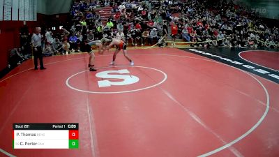 152 lbs Cons. Round 2 - Colton Porter, Corry Area Hs vs Paxton Thomas, Bentworth Hs