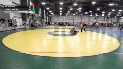95 lbs Rr Rnd 2 - Miles Davis, Illinois Menace - MS vs Forest Brooks, Indiana Outlaws Maroon - MS