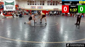 150 lbs Semifinal - Joshua Ortiz, Madison vs Colin Smyth, Mount Olive