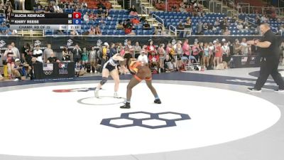 110 lbs Champ. Rd Of 32 - Alicia Kenfack, North Dakota vs Khiry Reese, North Carolina