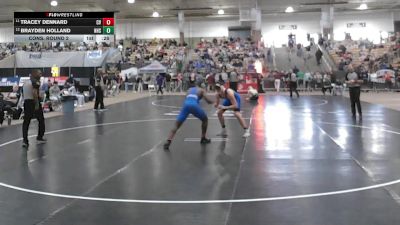 AA 190 lbs Cons. Round 2 - Tracey Dennard, Cleveland High School vs Brayden Holland, Nolensville High School