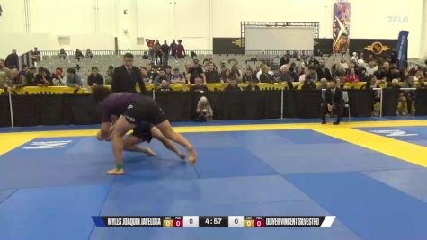 Myles Joaquin Javelosa vs Oliver Vincent Silvest 2024 World IBJJF Jiu-Jitsu No-Gi Championship