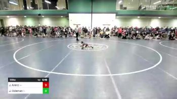 55 lbs Consi Of 8 #1 - Jordan Arenz, NJ vs Jayden Coleman, FL